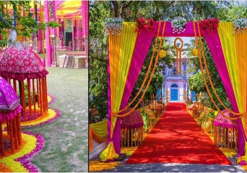 Some unique ways to decorate your Wedding Entry Gate