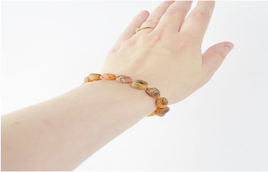 Wearing a Baltic Amber Bracelet