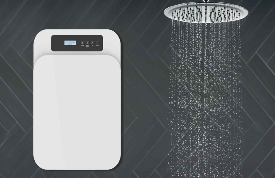 hard water softener for bathroom